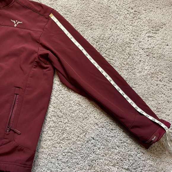 Wrangler 20X Red Softshell Long Live Cowboys Full Zip Jacket Mens 2XLT - Picture 7 of 8